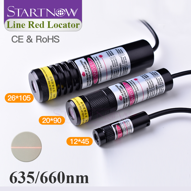 Industrial Laser Pointer - Módulo Localizador de Linha Laser Vermelha