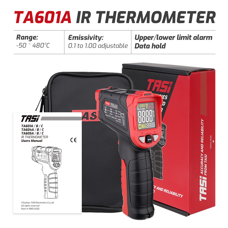 Industrial Laser Thermometer - Termômetro Infravermelho TA601A TA601B TA601C, Pistola