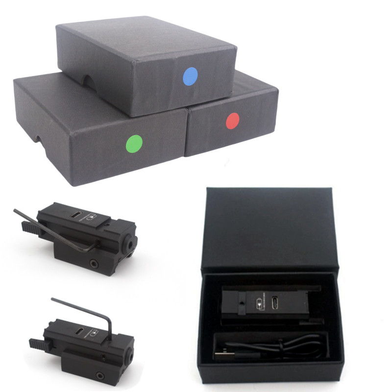 Industrial Laser Pointer - Carregamento USB Tático Mini Laser Vermelho