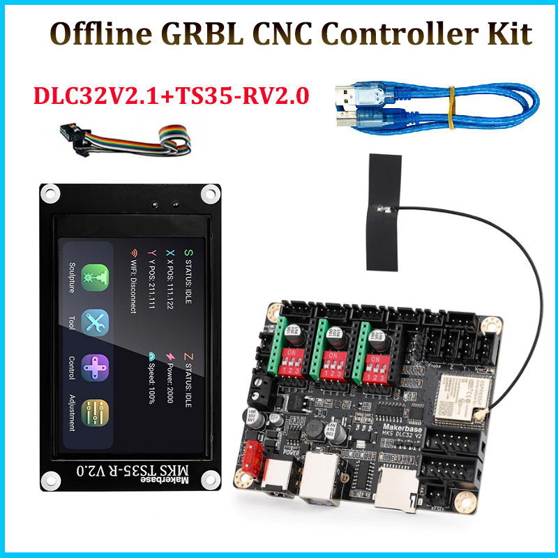 Controller Grbl Board - Makerbase mks dlc32 v2.1 32bit grbl