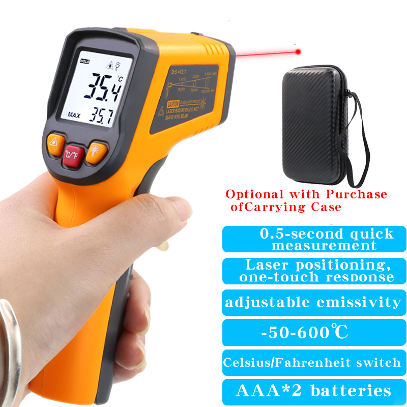 Industrial Laser Thermometer - Njty termômetro infravermelho industrial de alta