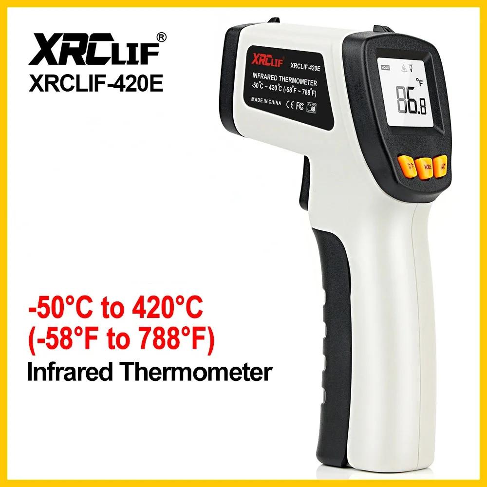 Industrial Laser Thermometer - XRCLIF Termômetro infravermelho Pirômetro sem contato