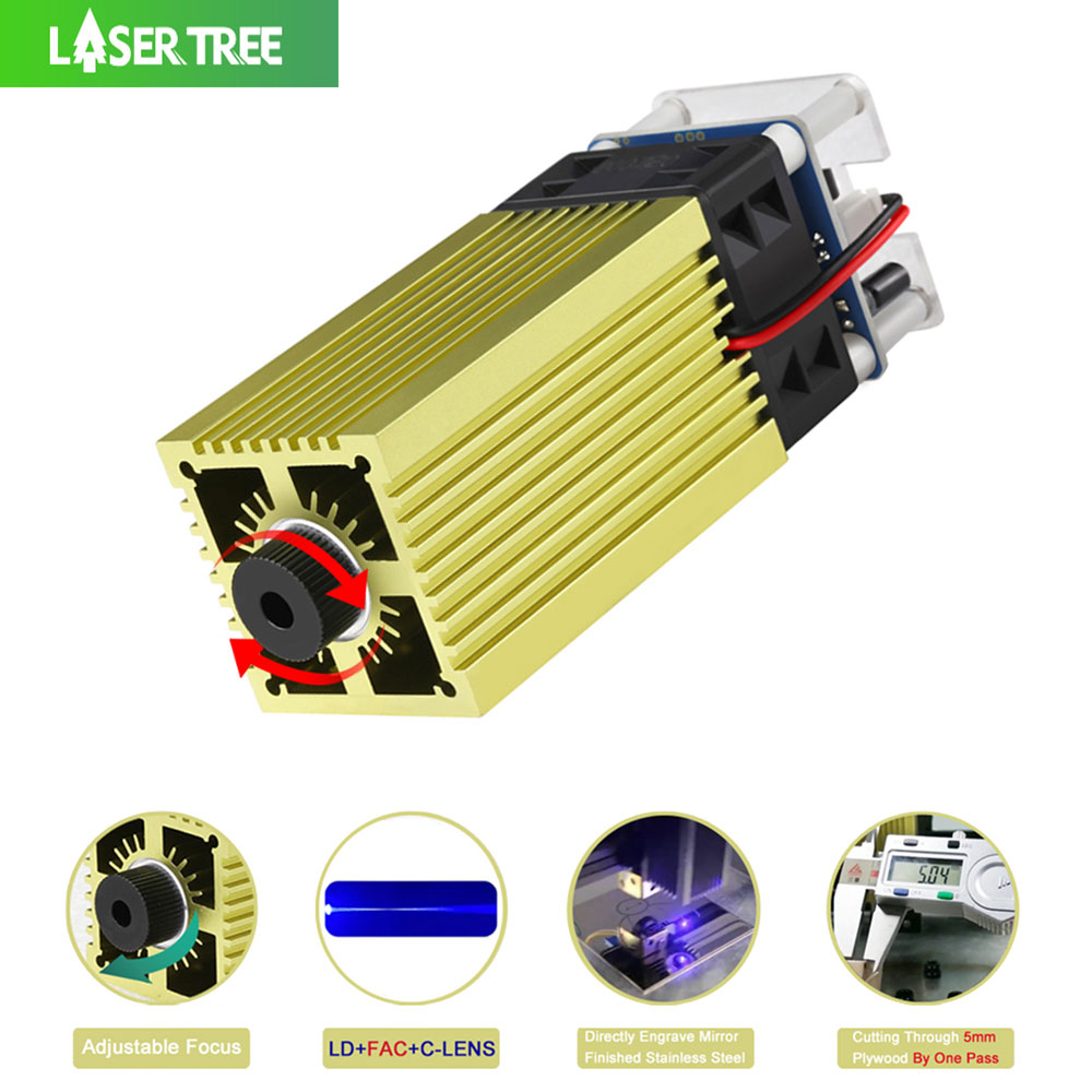 Metal Laser Cutter Head - Árvore a laser 4w 5w módulo