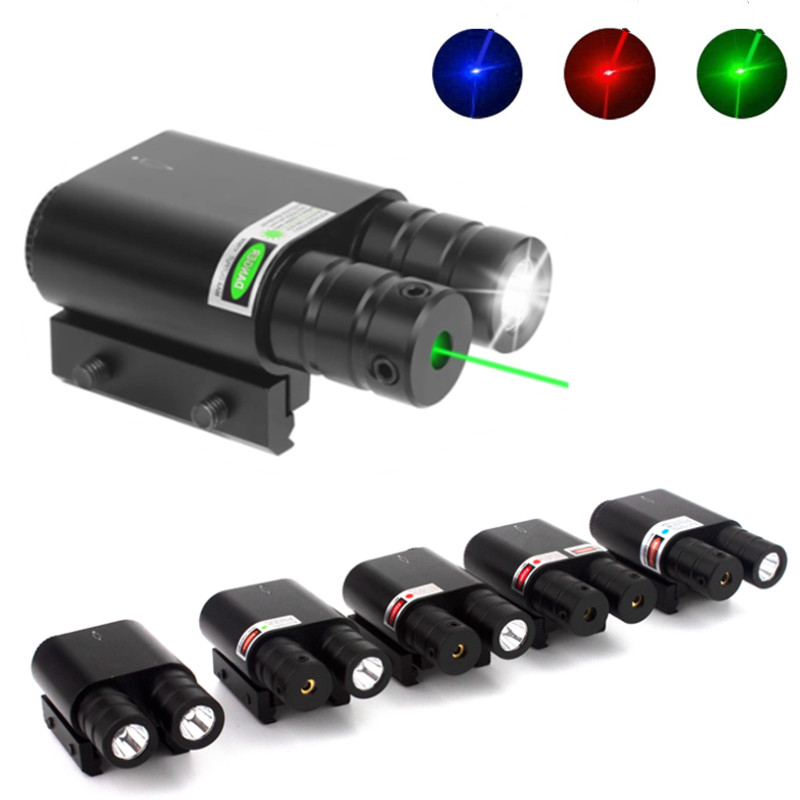 Industrial Laser Pointer - Lanterna LED compacta Verde Vermelho Azul