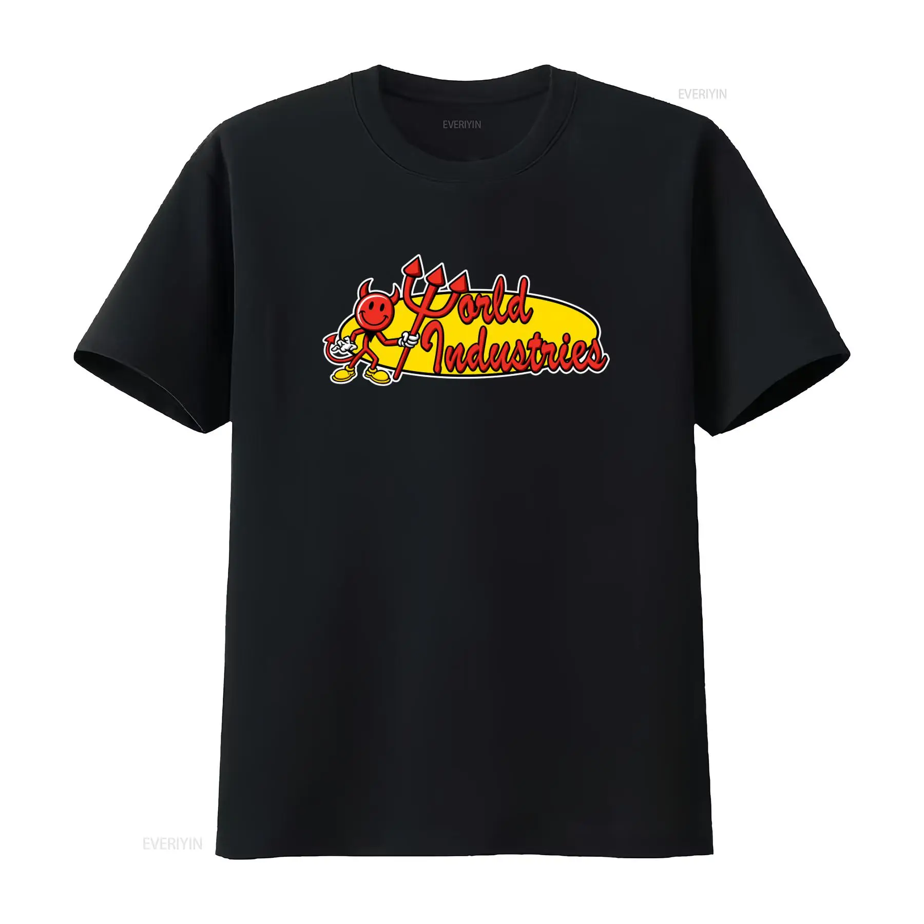 Industrial Print & Laser Inc - Camiseta masculina World Industries Devil Man