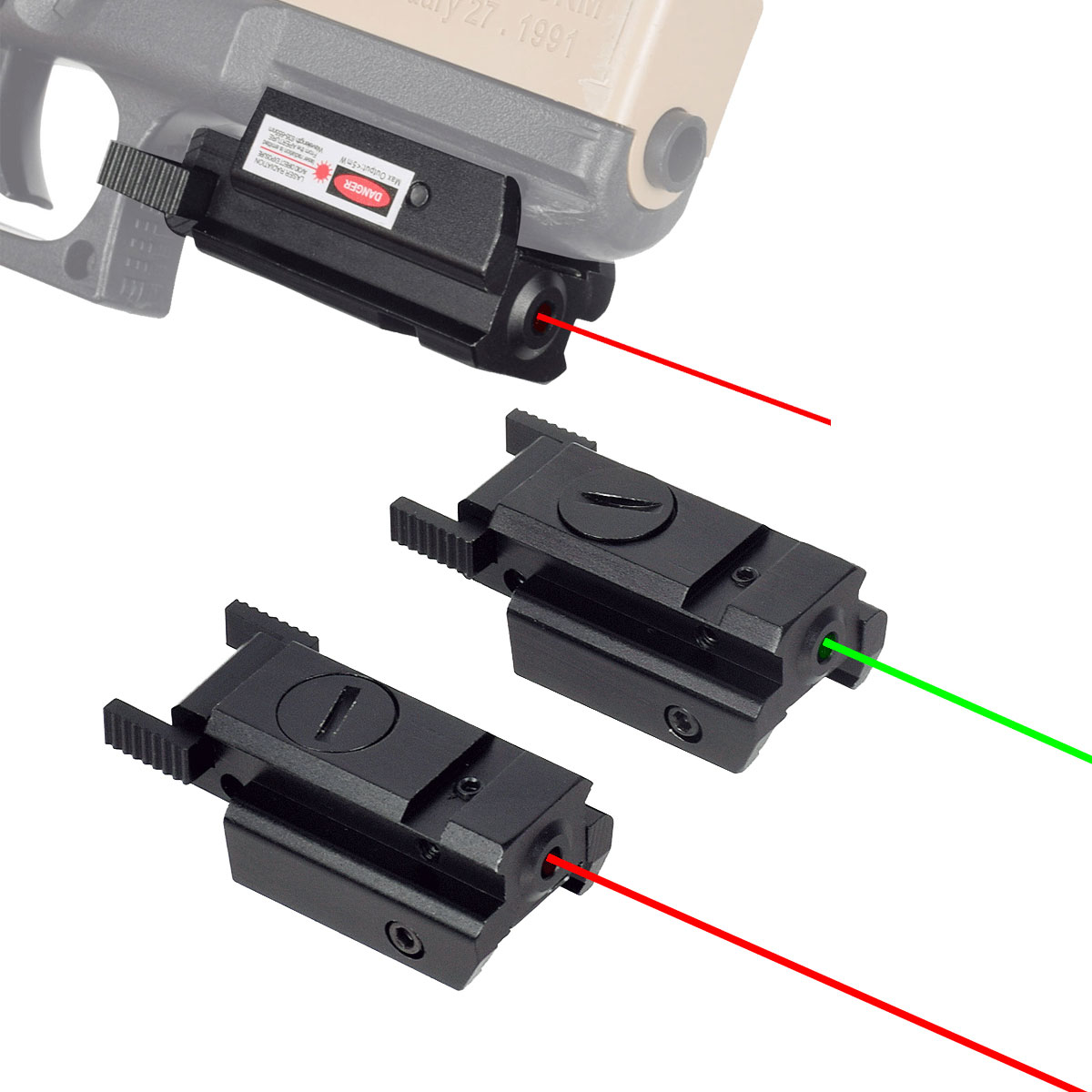 Industrial Laser Pointer - Mira laser tática com ponto verde