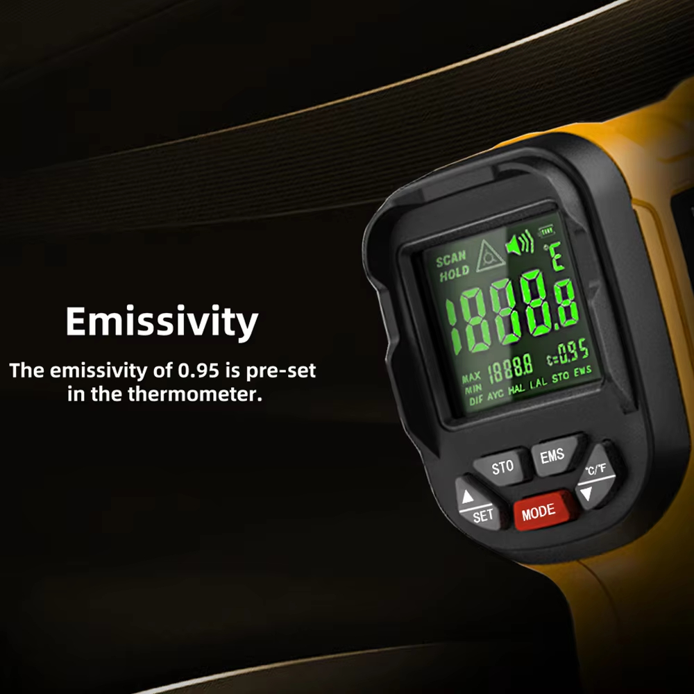 Termômetro infravermelho bside - Industrial Laser Thermometer avaliação e preço