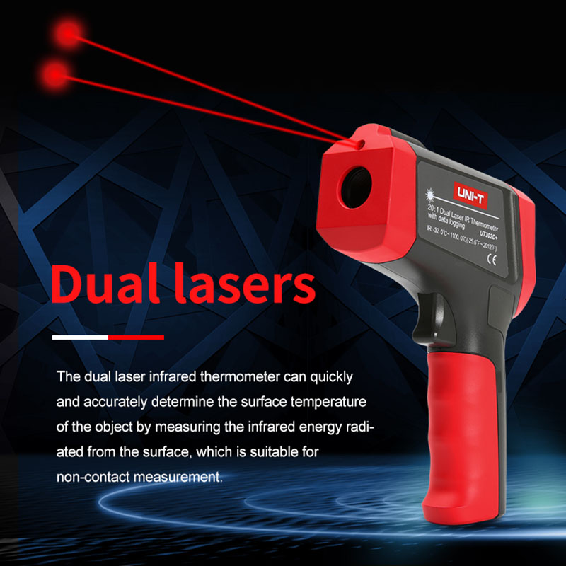 UNI-T-Digital sem contato term - Industrial Laser Thermometer avaliação e preço