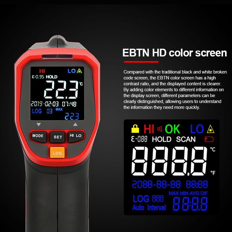 UNI-T-Digital sem contato term - Industrial Laser Thermometer avaliação e preço