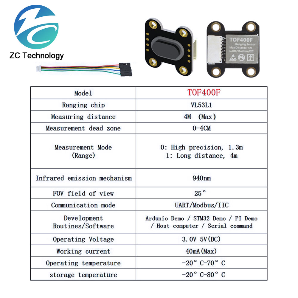 VL6180/VL53L0/VL53L1 Tempo de  - Industrial Laser Measurement avaliação e preço