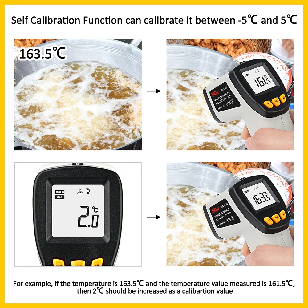 XRCLIF Termômetro infravermelh - Industrial Laser Thermometer avaliação e preço