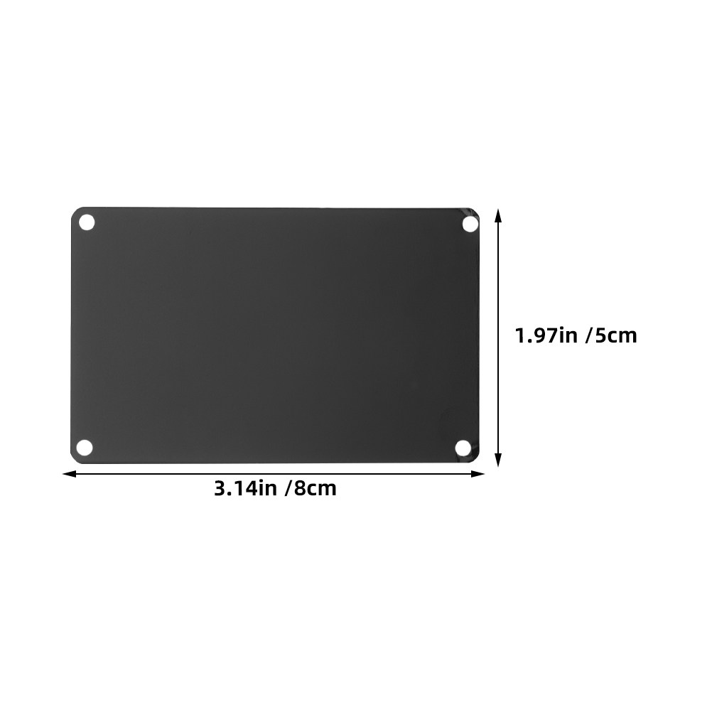 10 Peças de Placas de Metal em - Industrial Print & Laser Inc avaliação e preço