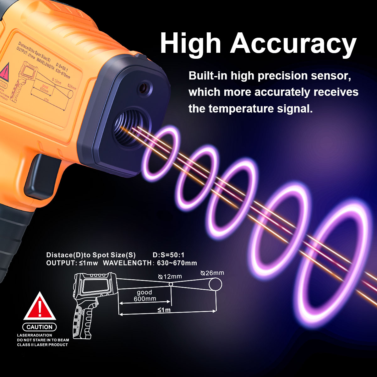 Dt1000 dt1600 termômetro infra - Industrial Laser Thermometer avaliação e preço