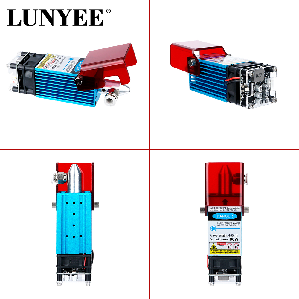 Funyee módulo laser 80w 40w co - Metal Laser Cutter Head avaliação e preço