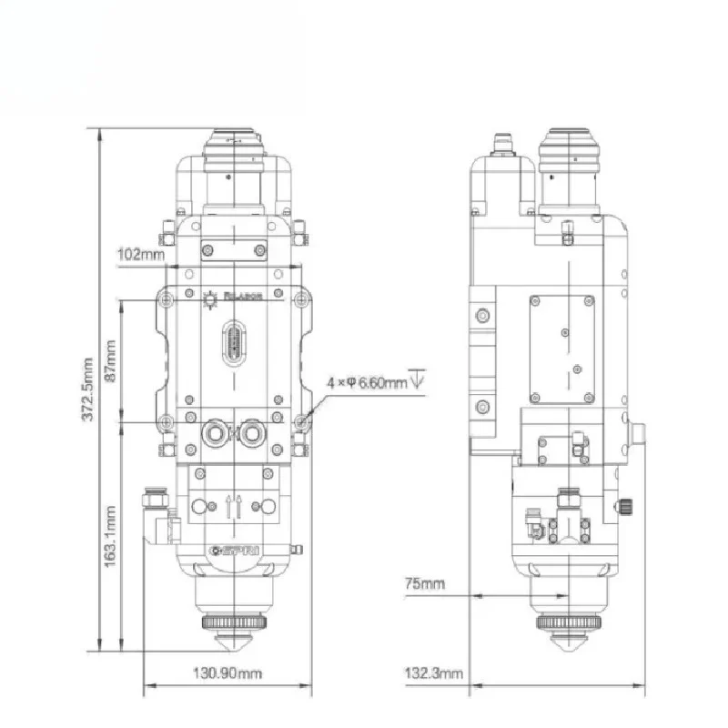 Cabeça de corte a laser de fib - Metal Laser Cutter Head avaliação e preço