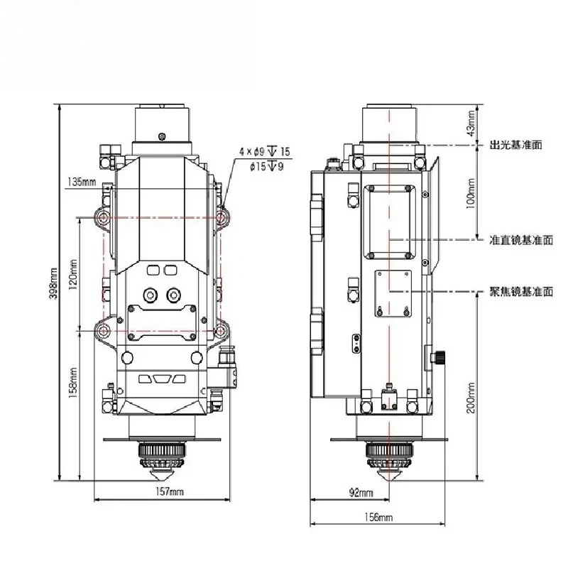 Cabeça de corte a laser de fib - Metal Laser Cutter Head avaliação e preço