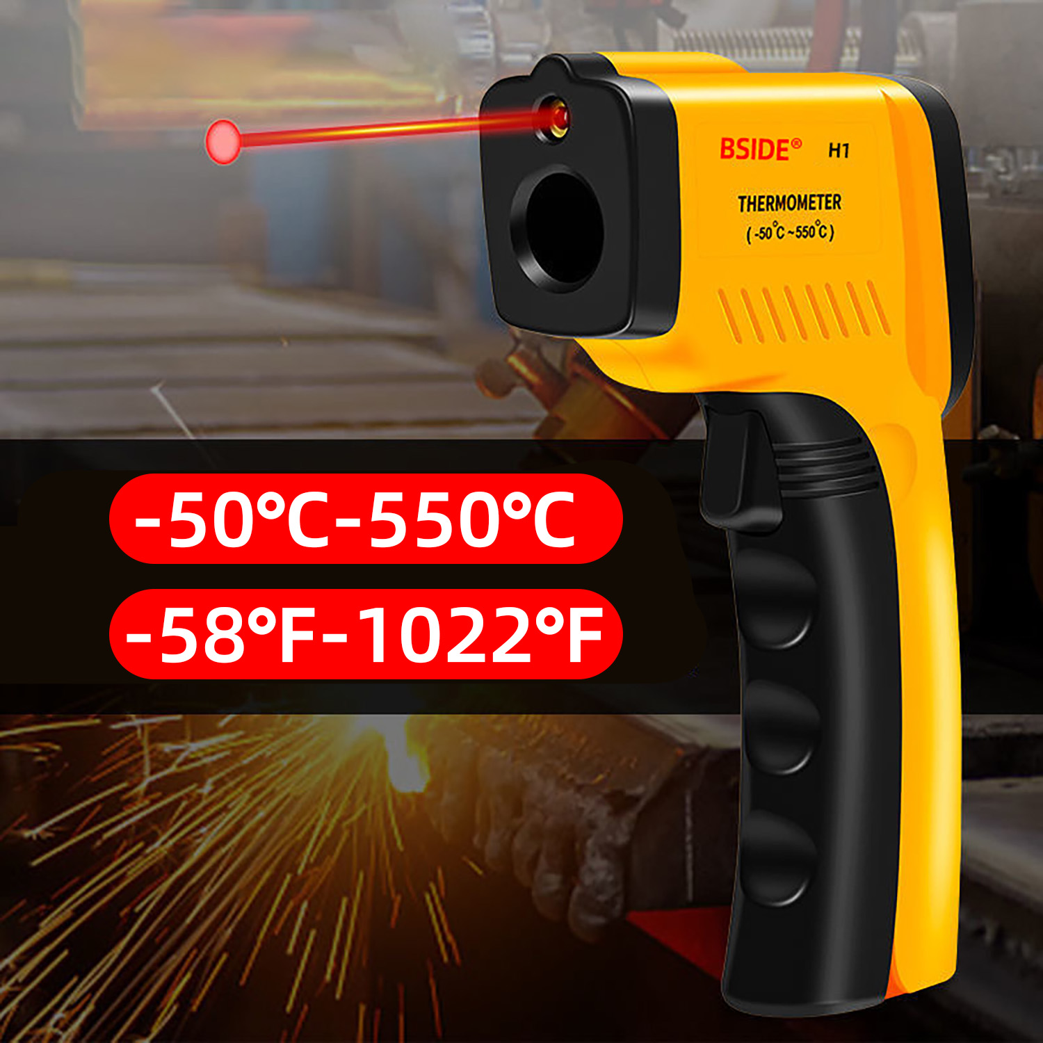 Termômetro infravermelho Digit - Industrial Laser Thermometer avaliação e preço