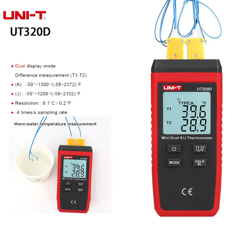 UNI-T UT320A UT320D Termômetro - Industrial Laser Thermometer avaliação e preço