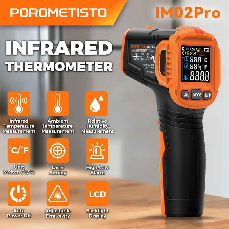 Termômetro Infravermelho -50~3 - Industrial Laser Thermometer avaliação e preço
