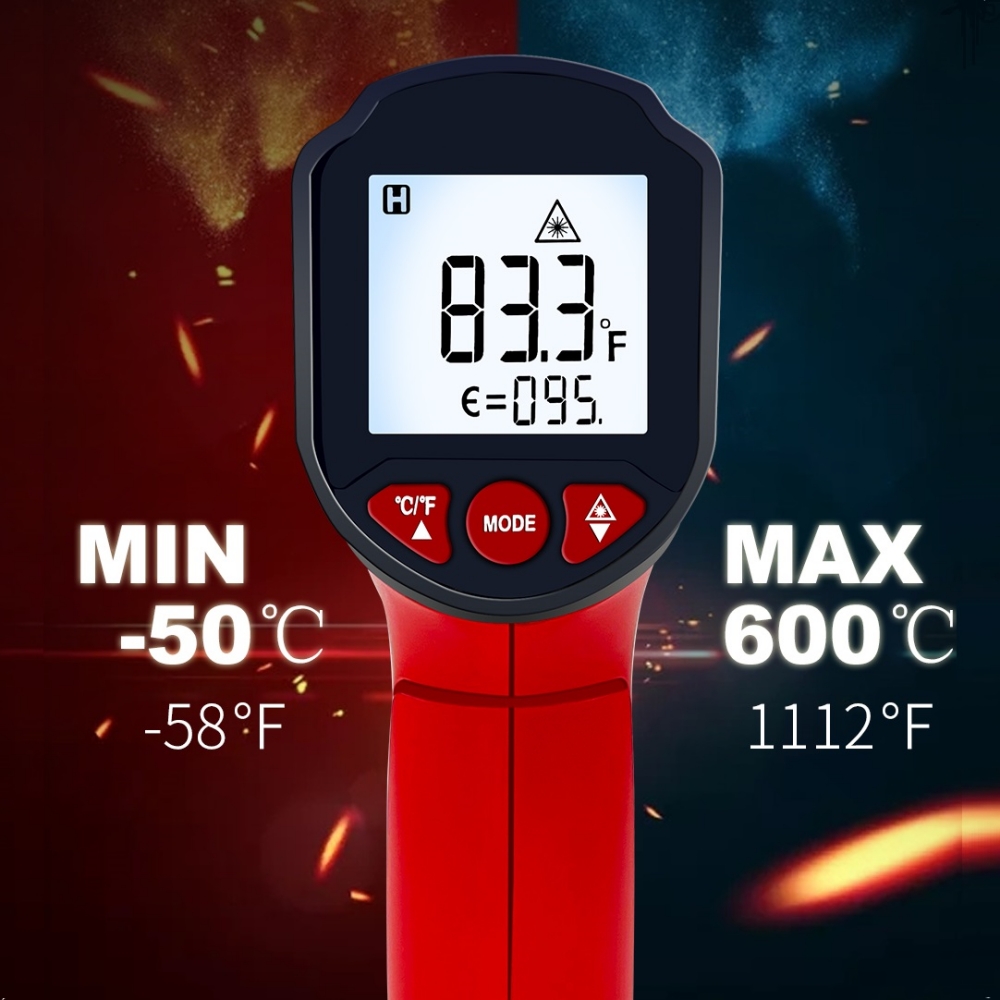 TOOLTOP ET6530C -50 ° C-600 °  - Industrial Laser Thermometer avaliação e preço